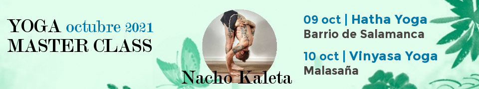 Yoga Master Class en Madrid nacho kaleta