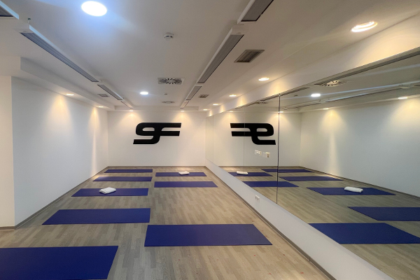 Bikram Yoga Room at NineFitness Acacias-Madrid
